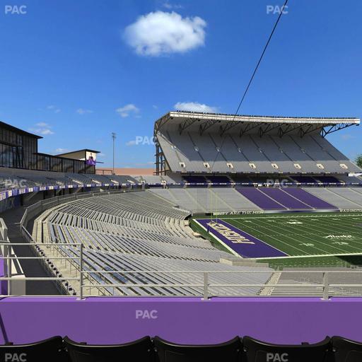 Husky Stadium - Section Club Husky 212 Seat View