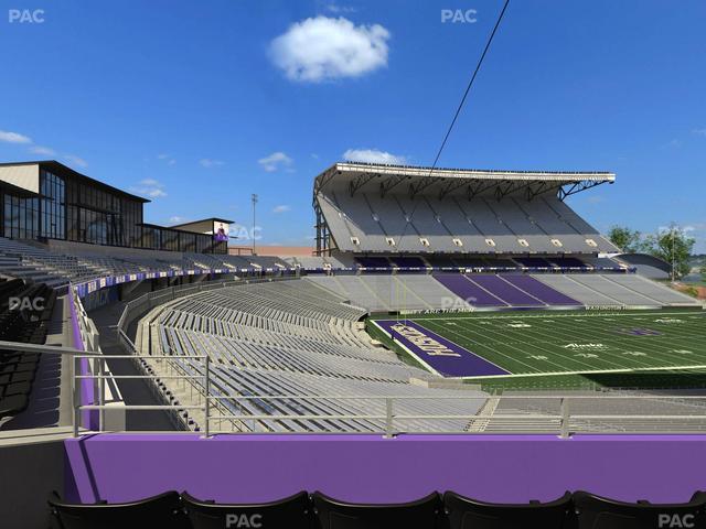 Husky Stadium - Section Club Husky 212 Seat View