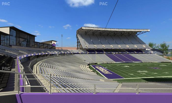 Husky Stadium - Section Club Husky 212 Seat View