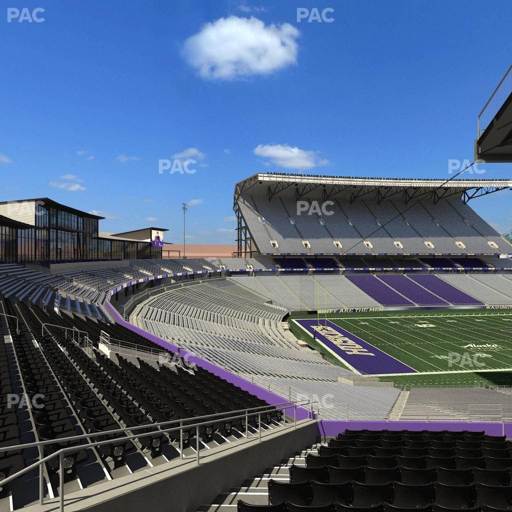 Husky Stadium - Section Club Husky 212 Seat View