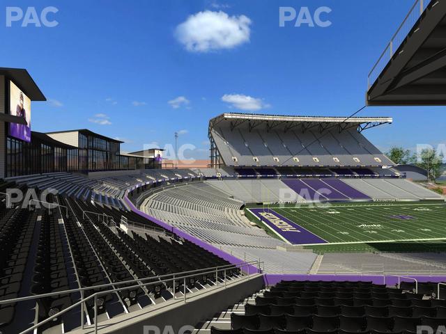 Husky Stadium - Section Club Husky 212 Seat View