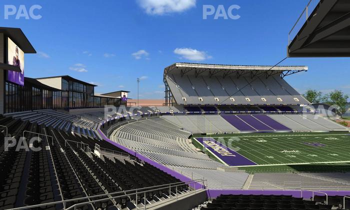 Husky Stadium - Section Club Husky 212 Seat View