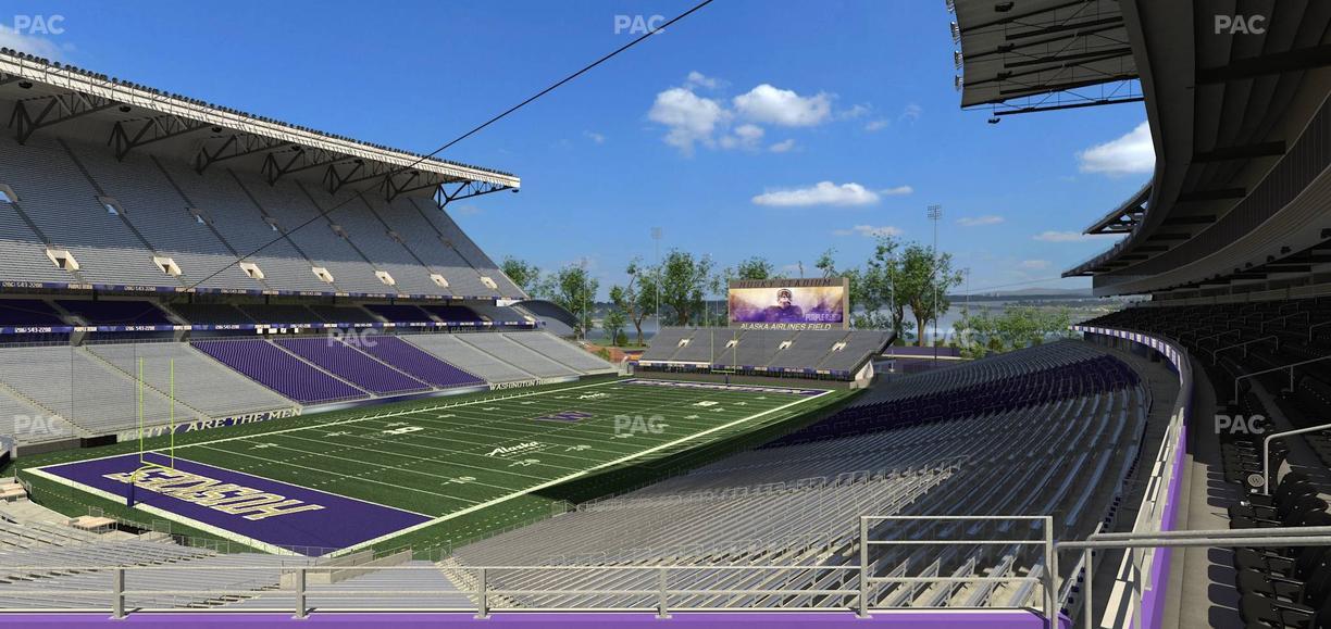 Husky Stadium - Section Club Husky 213 Seat View