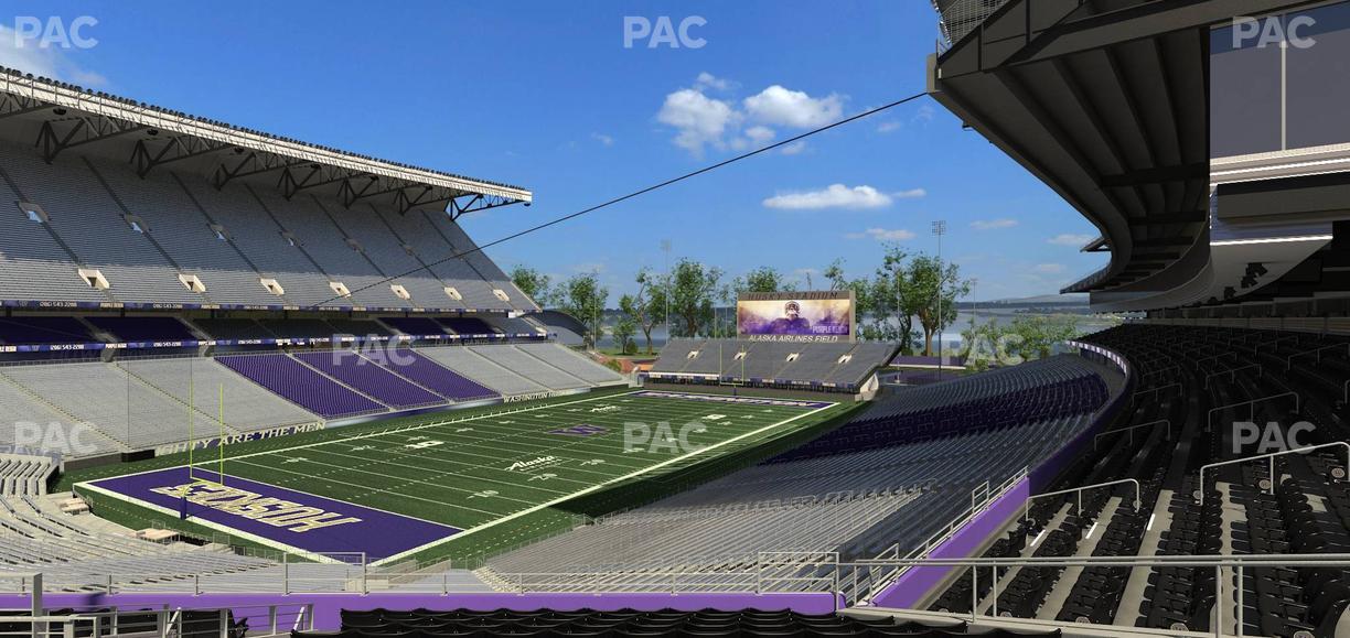 Husky Stadium - Section Club Husky 213 Seat View