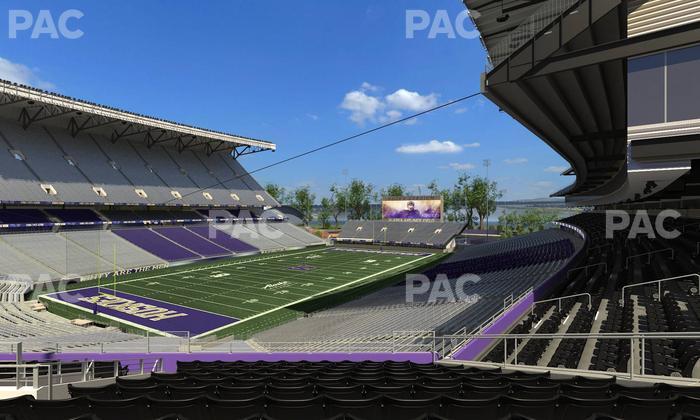 Husky Stadium - Section Club Husky 213 Seat View