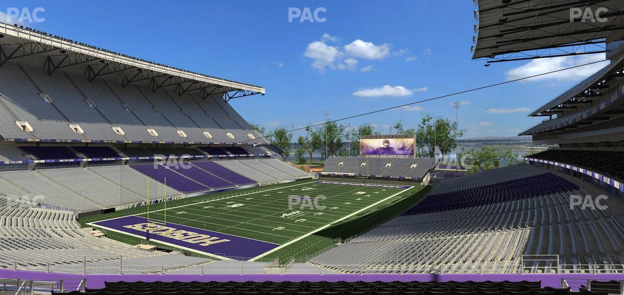 Husky Stadium - Section Club Husky 214 Seat View
