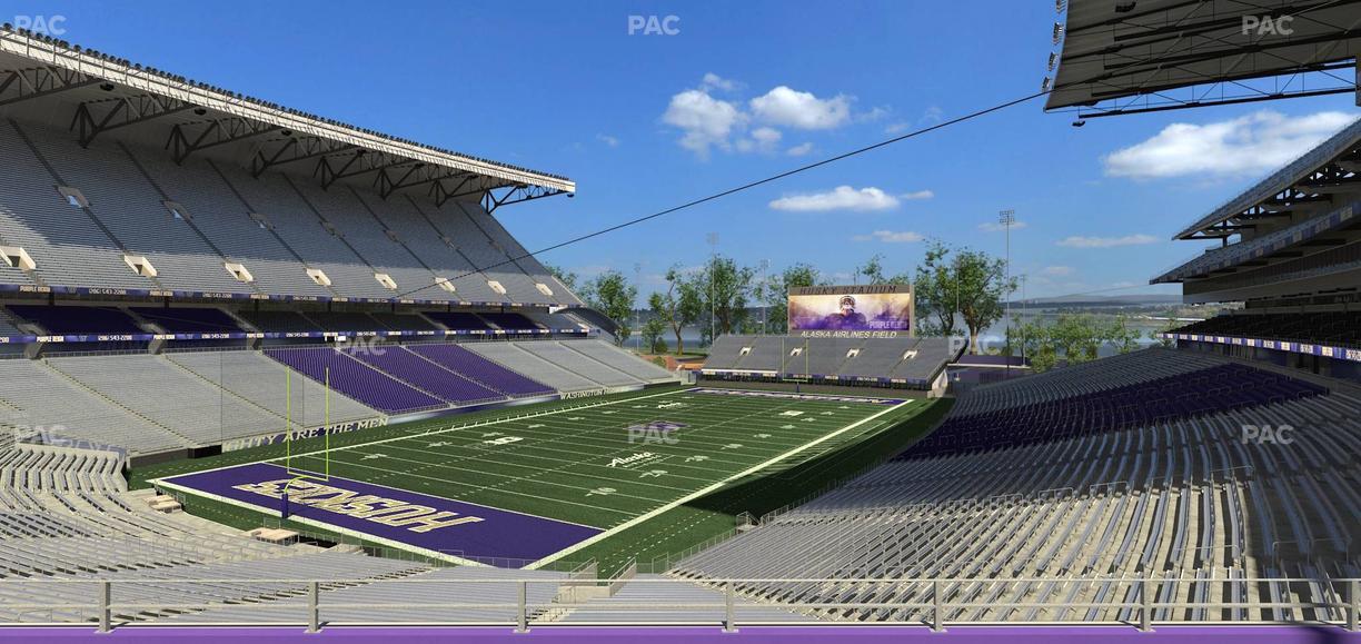 Husky Stadium - Section Club Husky 214 Seat View