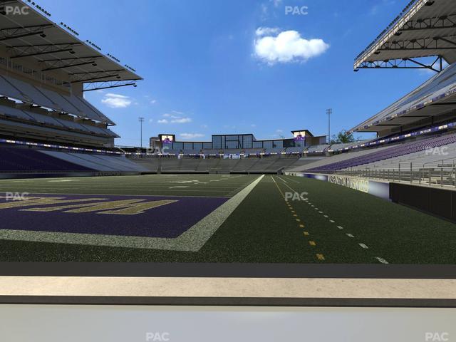 Husky Stadium - Section Touchdown Terrace Seat View