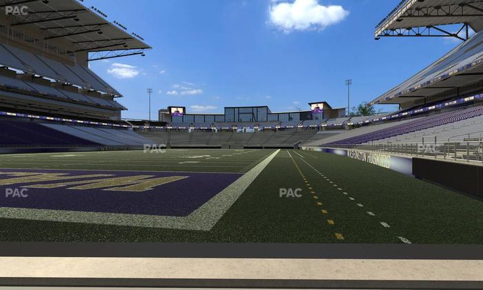 Husky Stadium - Section Touchdown Terrace Seat View