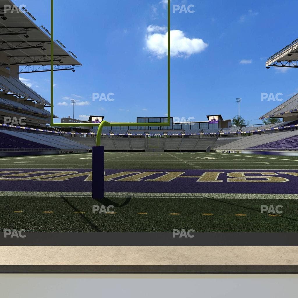 Husky Stadium - Section Touchdown Terrace Seat View
