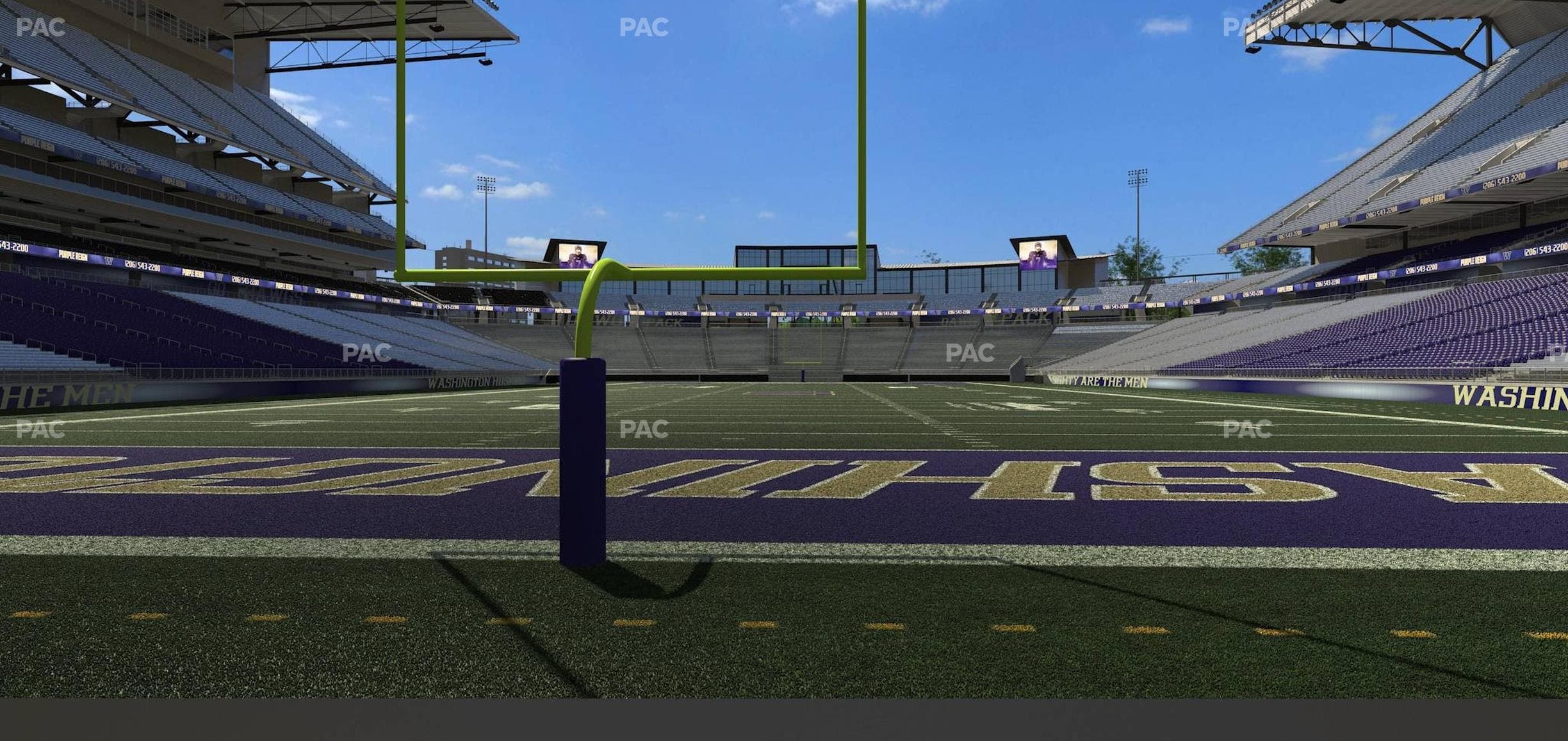 Husky Stadium - Section Touchdown Terrace Seat View