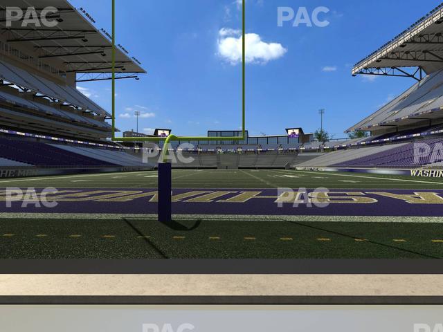 Husky Stadium - Section Touchdown Terrace Seat View
