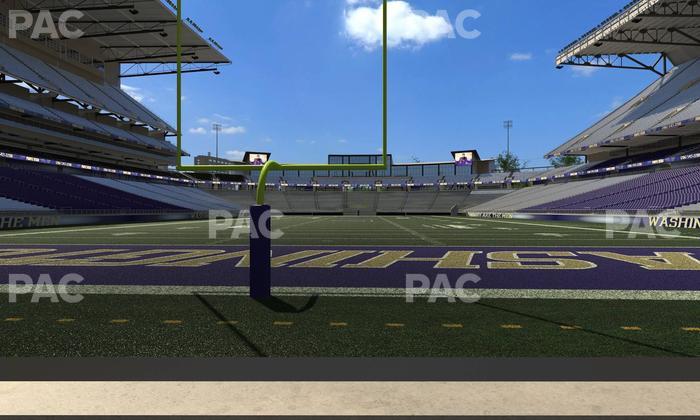 Husky Stadium - Section Touchdown Terrace Seat View
