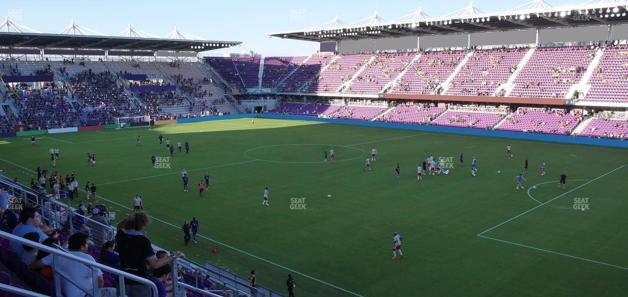 Inter&Co Stadium - Section 110 Seat View