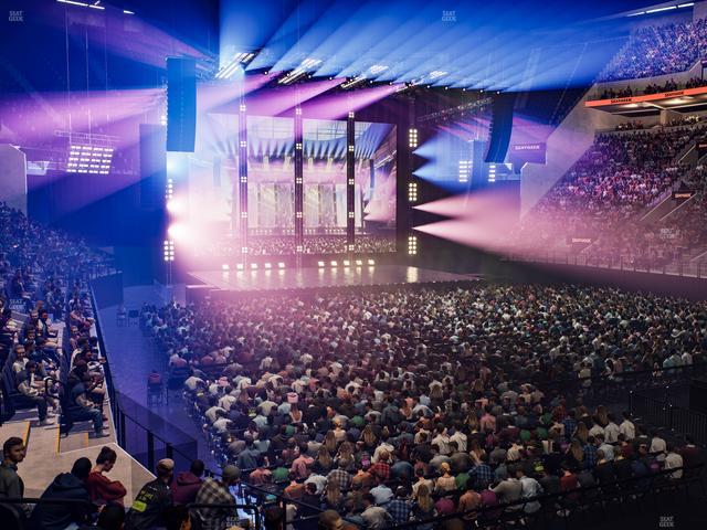 Intuit Dome - Section Club 4 Seat View Intuit Dome - Section Club 4 Seat View