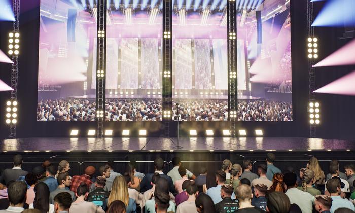 Intuit Dome - Section Floor B Seat View