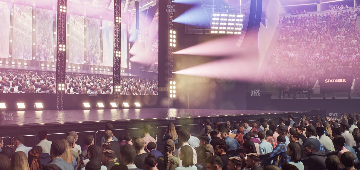 Intuit Dome - Section Floor C Seat View