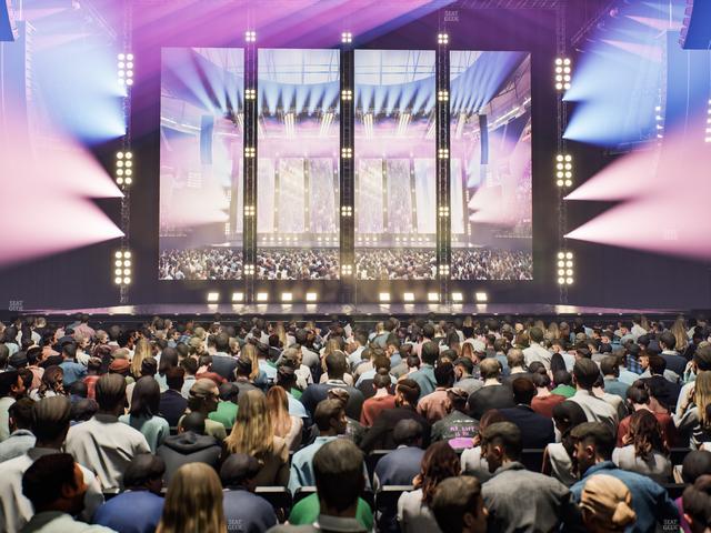 Intuit Dome - Section Floor E Seat View