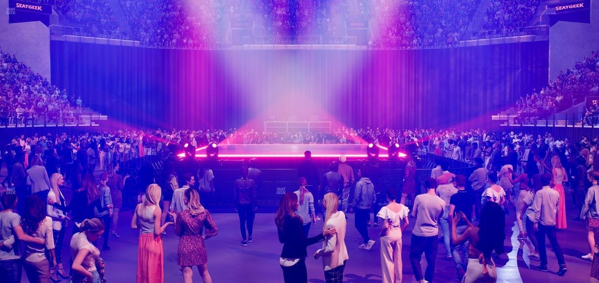 Intuit Dome - Section Ga Floor Seat View