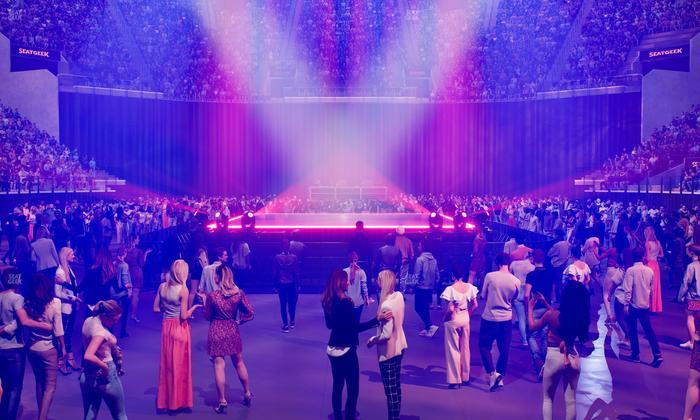 Intuit Dome - Section Ga Floor Seat View