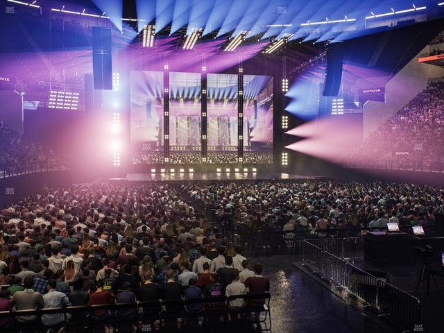 Intuit Dome - Section Main 2 Seat View Intuit Dome - Section Main 2 Seat View