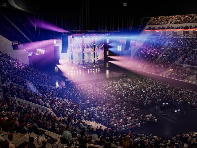 Intuit Dome - Section Main 4 Seat View Intuit Dome - Section Main 4 Seat View