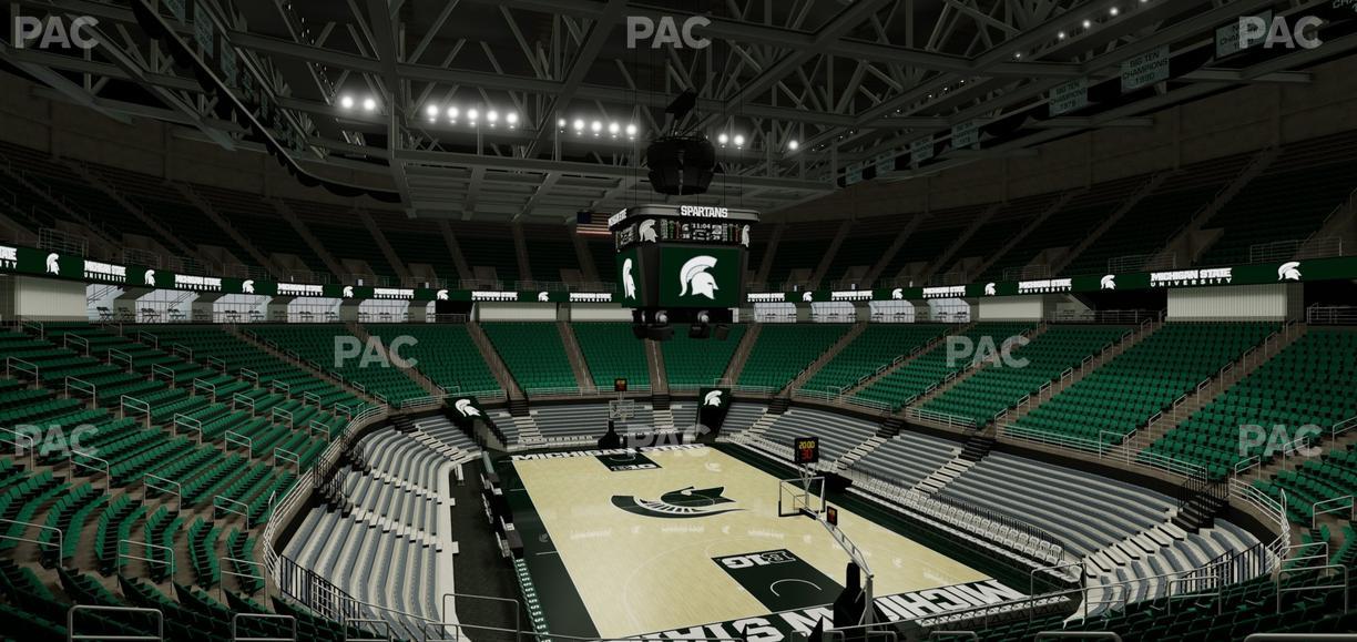 Jack Breslin Student Events Center - Section 102 Seat View