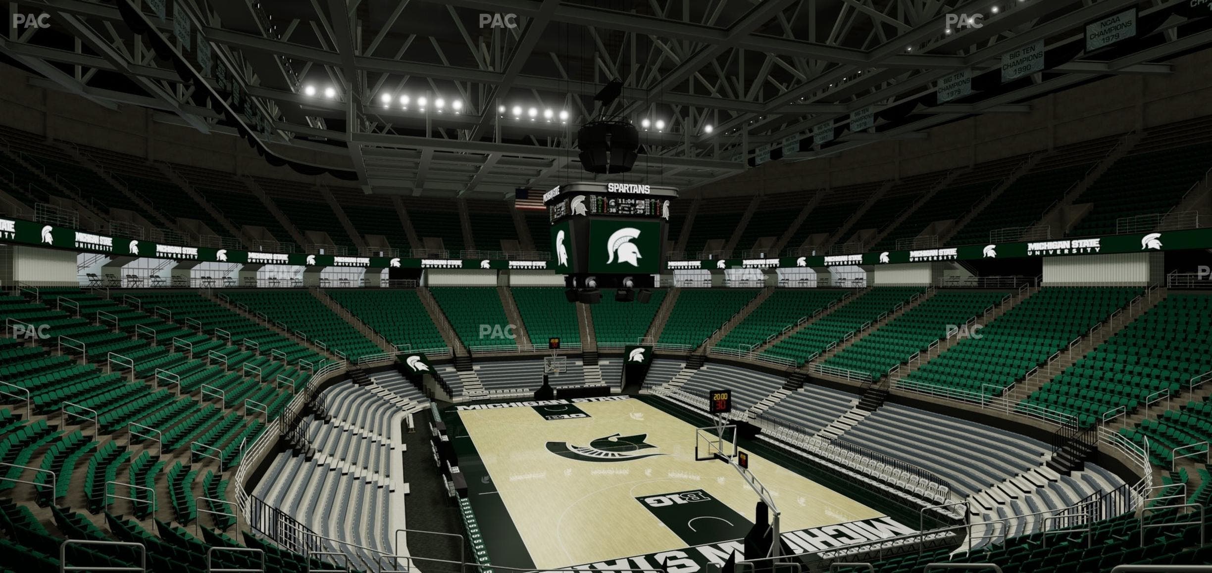 Jack Breslin Student Events Center - Section 102 Seat View