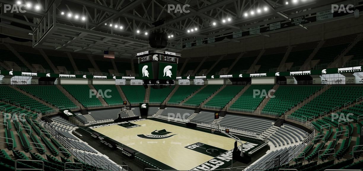 Jack Breslin Student Events Center - Section 104 Seat View