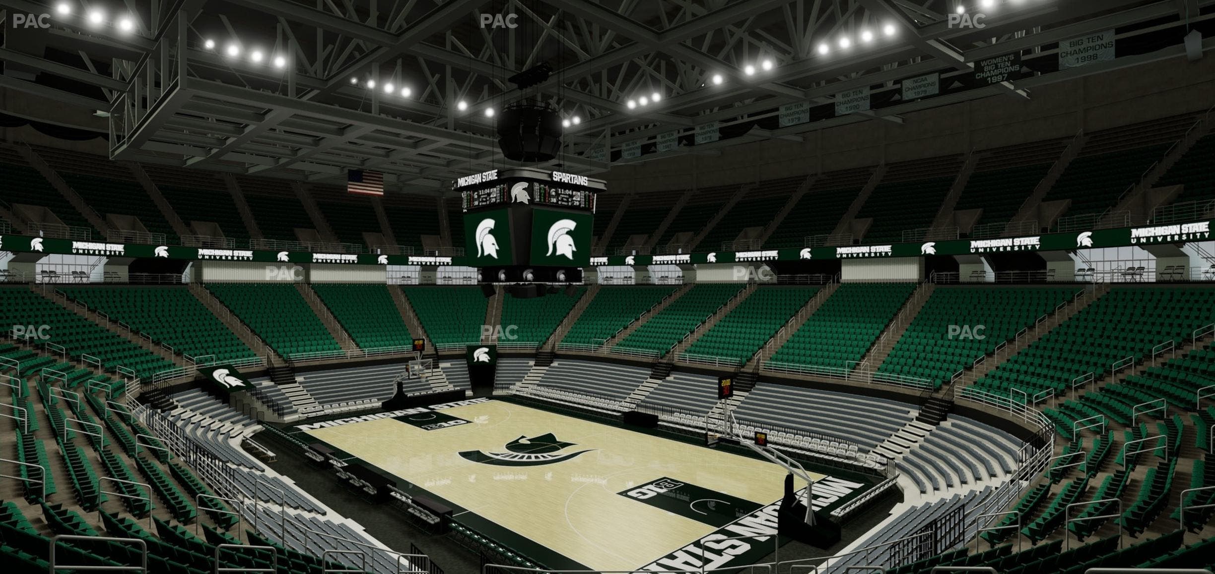 Jack Breslin Student Events Center - Section 104 Seat View