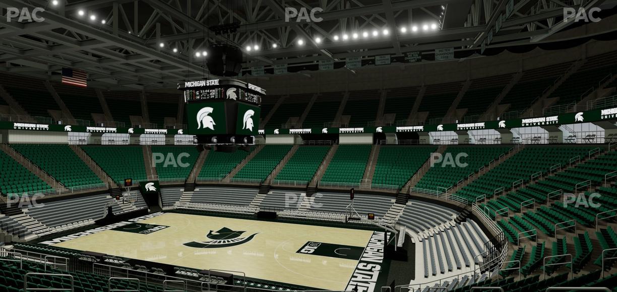 Jack Breslin Student Events Center - Section 106 Seat View