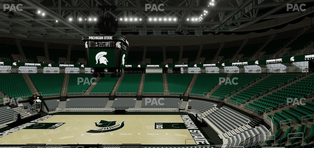 Jack Breslin Student Events Center - Section 108 Seat View