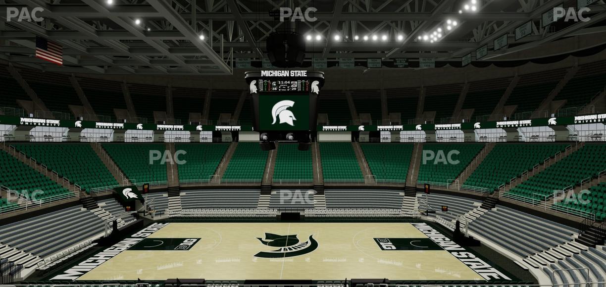 Jack Breslin Student Events Center - Section 109 Seat View