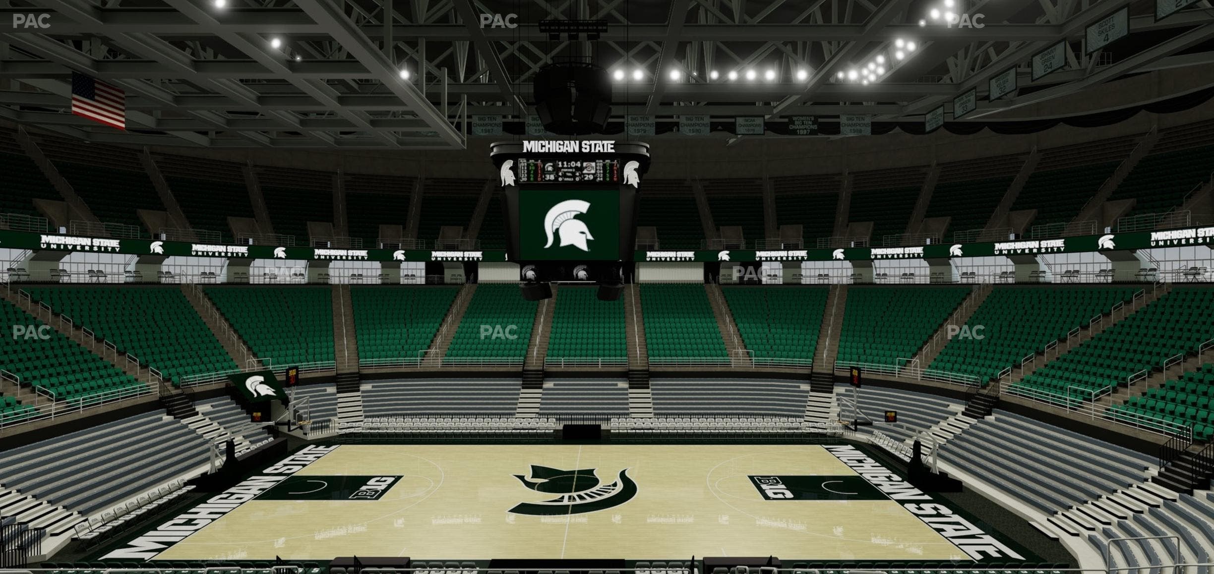 Jack Breslin Student Events Center - Section 109 Seat View
