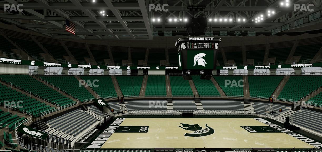 Jack Breslin Student Events Center - Section 110 Seat View