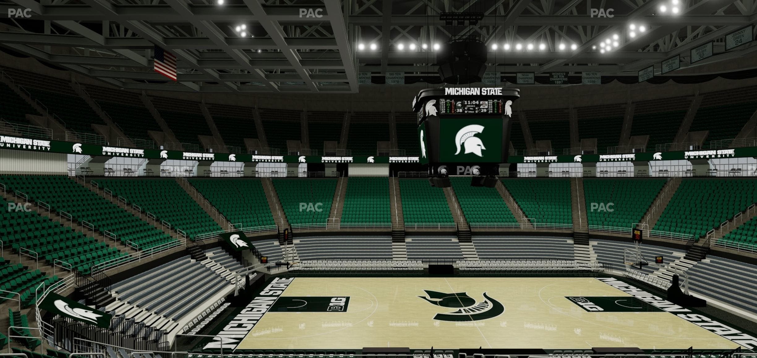 Jack Breslin Student Events Center - Section 110 Seat View