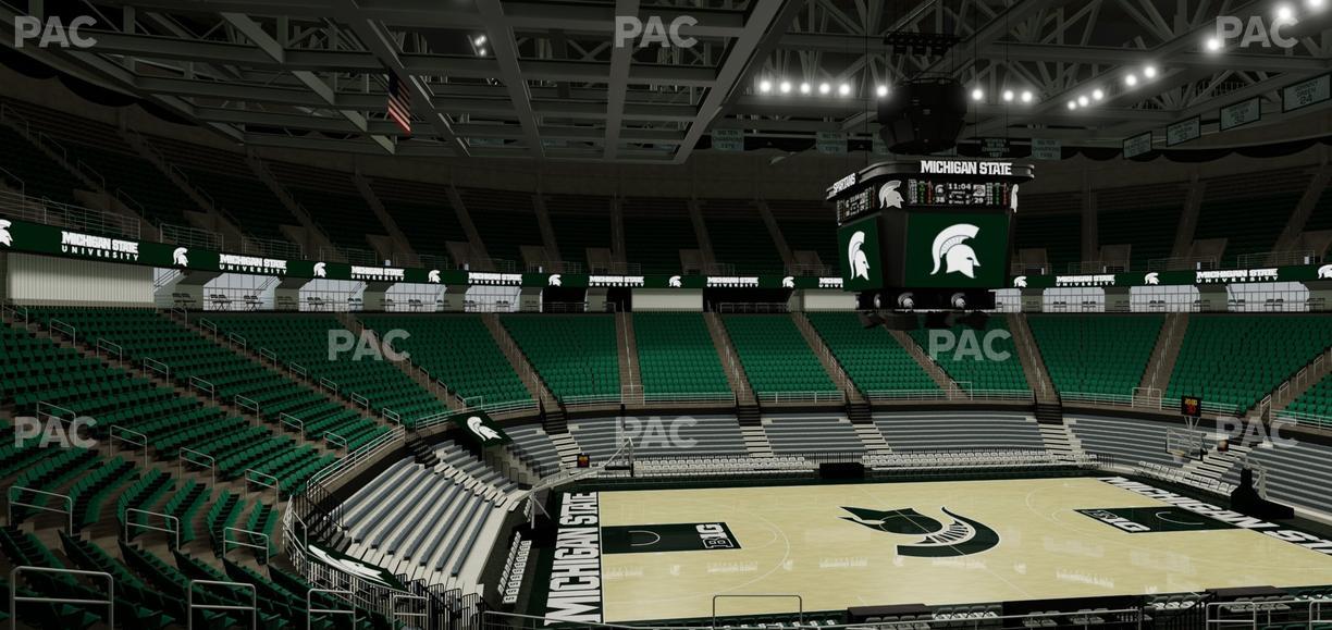 Jack Breslin Student Events Center - Section 111 Seat View