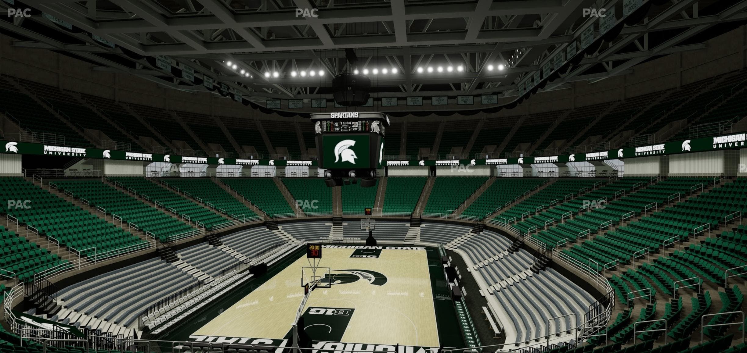 Jack Breslin Student Events Center - Section 117 Seat View