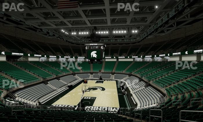 Jack Breslin Student Events Center - Section 117 Seat View