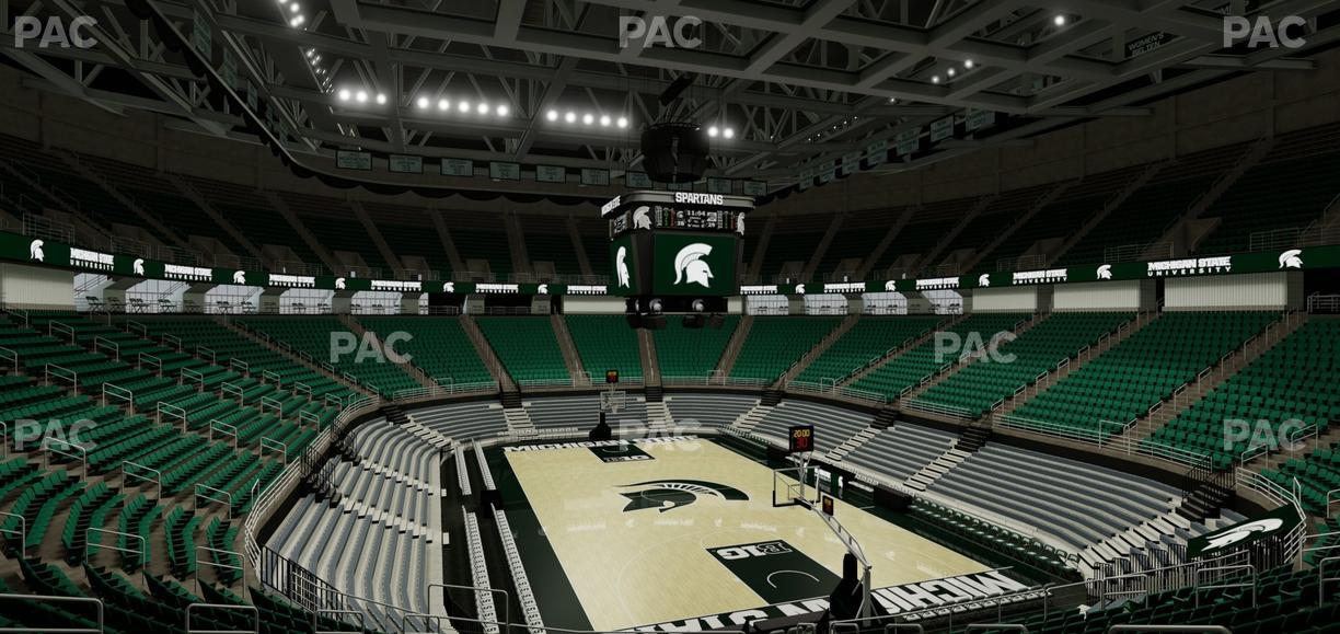 Jack Breslin Student Events Center - Section 120 Seat View
