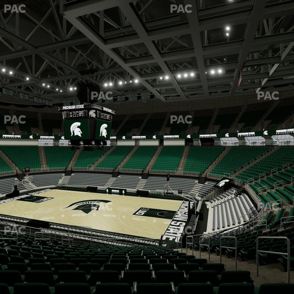 Jack Breslin Student Events Center - Section 124 Seat View