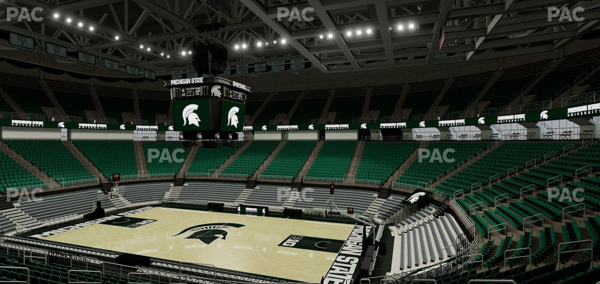Jack Breslin Student Events Center - Section 124 Seat View