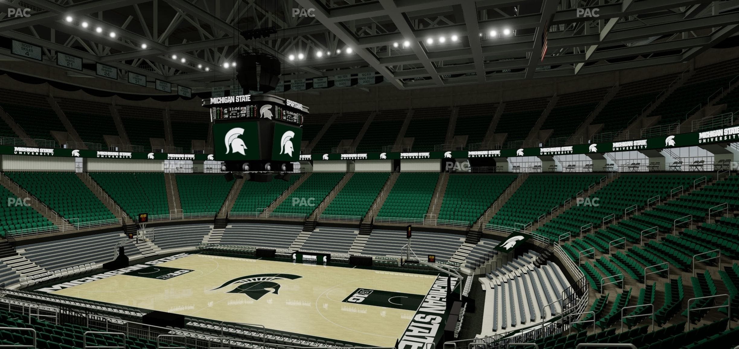 Jack Breslin Student Events Center - Section 124 Seat View