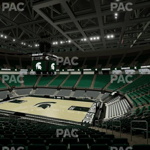 Jack Breslin Student Events Center - Section 124 Seat View