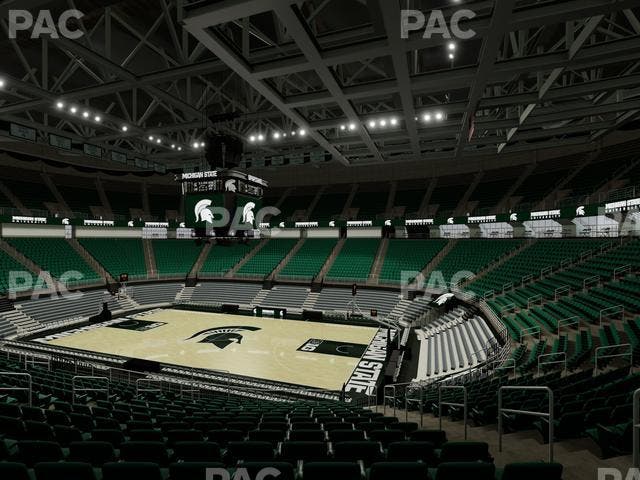 Jack Breslin Student Events Center - Section 124 Seat View