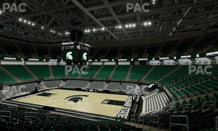 Jack Breslin Student Events Center - Section 124 Seat View