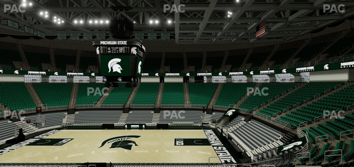 Jack Breslin Student Events Center - Section 126 Seat View