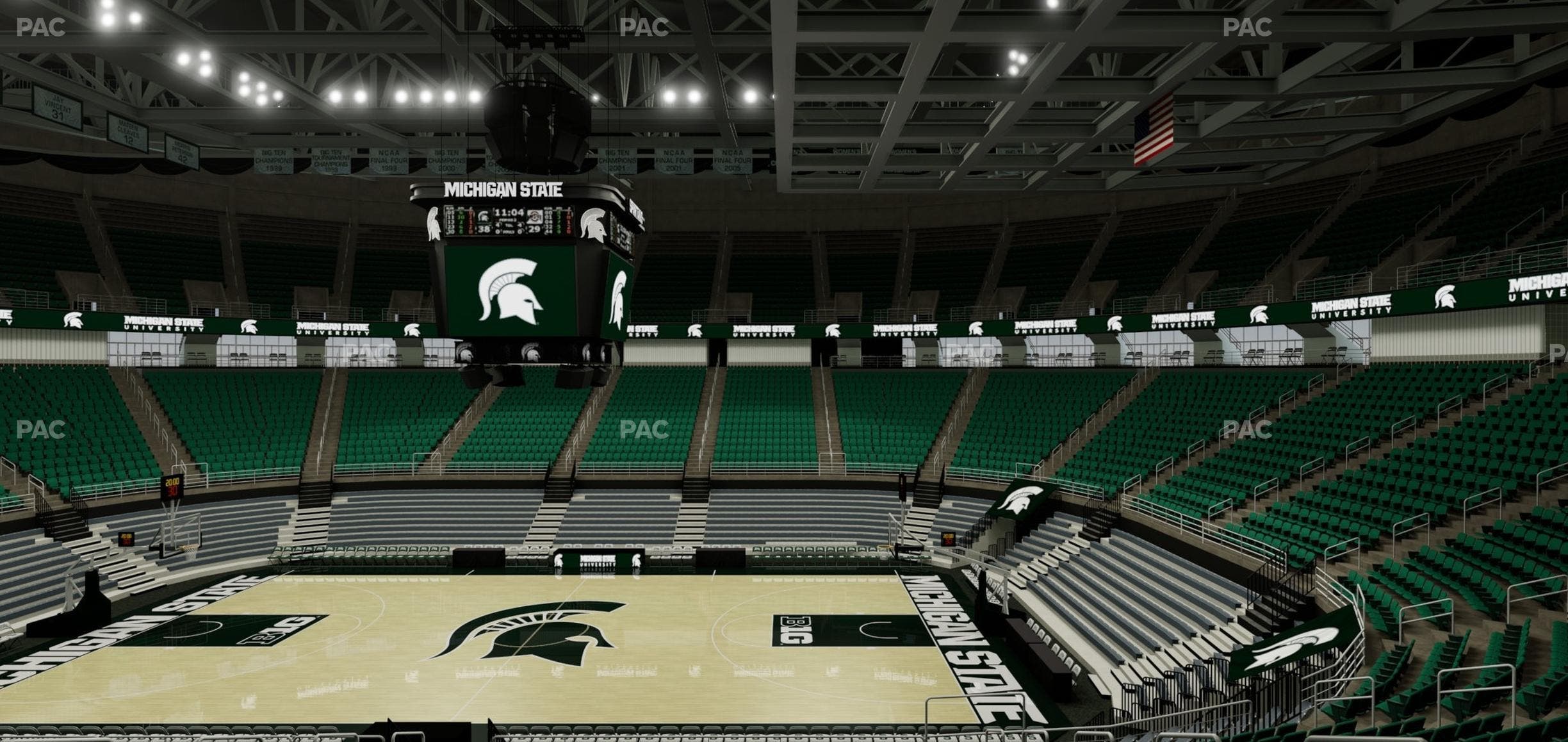 Jack Breslin Student Events Center - Section 126 Seat View