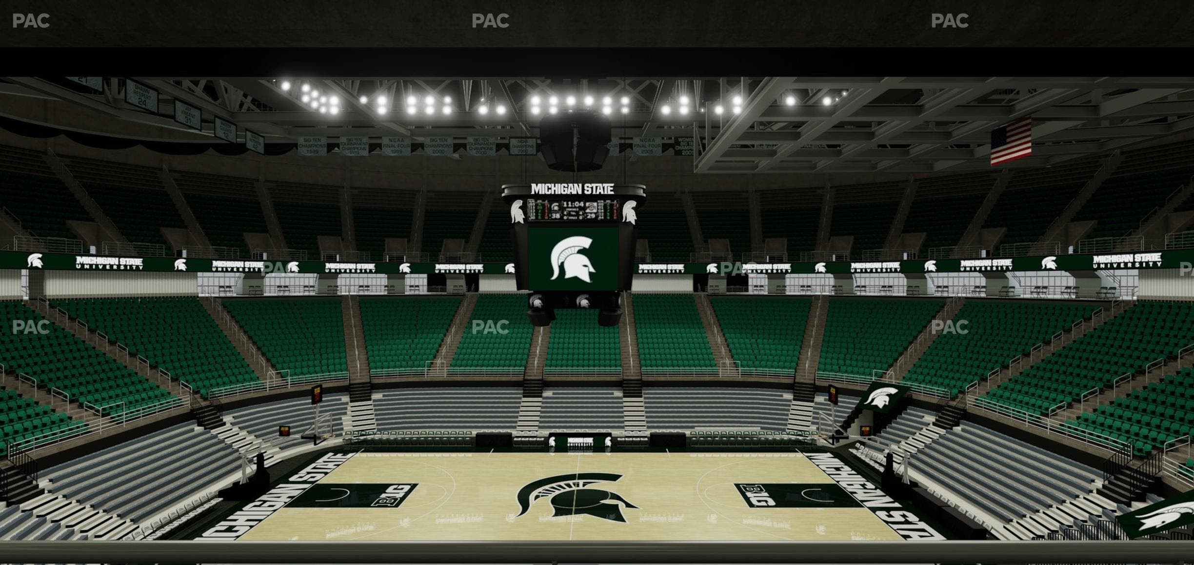 Jack Breslin Student Events Center - Section 127 Seat View