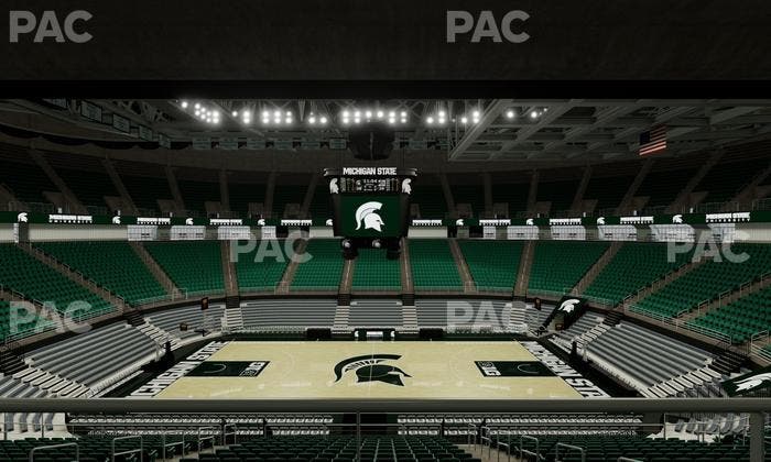 Jack Breslin Student Events Center - Section 127 Seat View